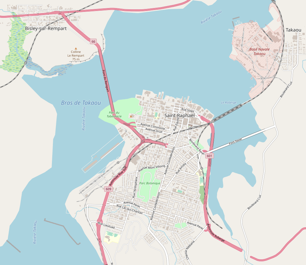 Screenshot showing map
